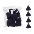Miniatyrbillede 1 af 10: 15 STK Trekantet Powder Puff Kosmetisk Puff SORT black