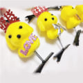 Miniatyrbilde 2 av 9: Little Yellow Duck Plysj hårnål Vårhårklemme 02 02 02