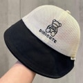 Miniatyrbillede 1 af 10: Børne Bucket Hat Sun Cap SORT Black