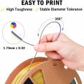 Pikkukuva 2 / 10: 3D Printing Silk PLA 3D Printer Filament Bundle RAINBOW MACARON Rainbow Macaron