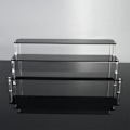 Miniatyrbilde 1 av 10: Akryl Display Stand Figur Hylle 40X8CMTHREE-LAYER 40X8CMThree-layer