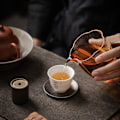 Pikkukuva 2 / 10: Alloy Tea Cup Mat Retro teetarjotin PRONSSI Bronze