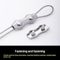 Miniatyrbilde 4 av 7: Wire Rope Clip Wire Gjerde Clips 10 STK 10 STK 10pcs