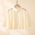 Miniatyrbilde 10 av 10: Rose Jacquard Polyester Sjal Solbeskyttelse Skjerf APRIKOS Apricot