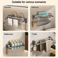 Miniatyrbilde 10 av 10: Håndklestativ Klesholder SVART 40CM TYPE1 TYPE1 black 40cmType1-Type1