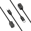 Miniatyrbild 6 av 10: Smartband Laddkabel Watch Laddarkabel SVART TYPE-C TYPE-C Black Type-C-Type-C