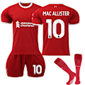Pikkukuva 1 / 2: Liverpoolin Kotipelipaita Lapsille 23-24, Numero 10 Mac Allister 16