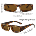 Miniatyrbild 3 av 10: Små solglasögon Leopard Shades SVART-GRÅ SVART-GRÅ Black-Gray