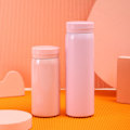 Miniatyrbillede 1 af 9: Vandflaske i rustfrit stål Slank isoleret termisk vand pink 200ml-200ml