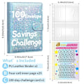 Miniatyrbild 2 av 10: 100 Days Savings Challenge Spara utmaning Binder BLÅ Blue