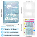 Pikkukuva 2 / 10: 100 Days Savings Challenge Saving Challenge Binder PINK Pink