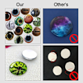 Miniatyrbilde 8 av 10: 20 stk/10 par Eyes Crafts Eyes Puppet Crystal Eyes 15MM-FARGE 15mm-color random