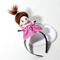 Miniatyrbillede 8 af 10: Plys-hårbøjle dukke-hårbånd STYLE 3 STYLE 3 Style 3