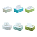 Miniatyrbilde 3 av 10: Sammenleggbar papir ansiktsveskeboks Tissue Spring Box HVIT white luminous-luminous