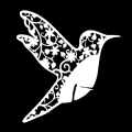 Pikkukuva 1 / 10: 50 kpl kuppikortti istuinkortti BIRD BIRD Bird