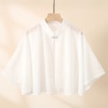 Miniatyrbillede 3 af 8: Rose Jacquard Polyester Sjaler Solbeskyttelsestørklæde APRIKOS Apricot