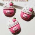 Miniatyrbilde 1 av 10: 10 stk Flatback Cabochons Resin Flatback 04 04 04