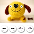 Miniatyrbilde 5 av 10: 20 stk/10 par Eyes Crafts Eyes Puppet Crystal Eyes 16MMCOLOR 16mmcolor random