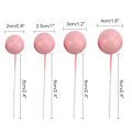 Miniatyrbild 2 av 10: Ball Cake Topper Ball Plug-In GUL SET SET yellow set-set