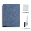 Miniatyrbilde 1 av 10: A4 Whiteboard Notebook Slettbar Whiteboard Draft MØRKEBLÅ Dark Blue