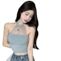 Miniatyrbilde 4 av 10: Mesh Sling Tank Top APRIKOS Apricot