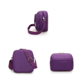 Miniatyrbilde 3 av 10: Crossbody-veske Skulderveske LILLA 1 1 purple 1-1