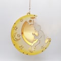 Miniatyrbild 1 av 10: Eid Mubarak Moon Lamp Hanging Lantern Pendel Trä C C