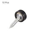 Miniatyrbillede 1 af 7: 10 Stk Spejlskruer Dekorative Hætteskruer 12MM 12mm