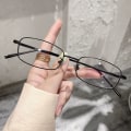Pikkukuva 1 / 10: Small Square Frame lasit Anti Blue Light lasit MUSTA black