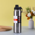 Miniatyrbilde 1 av 10: 1000ml Vakuumkopp i rustfritt stål Reisekaffekopp SØLV Silver