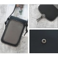 Miniatyrbillede 4 af 8: Mobiltelefontaske Touch Screen Telefontasker SORT black