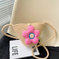 Miniatyrbilde 7 av 10: Crossbody-veske for barn i bomullsvev ORANSJE orange