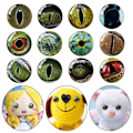 Miniatyrbild 9 av 9: 20st/10 par Eyes Crafts Eyes Puppet Crystal Eyes 16MM-FÄRG 16mm-color random