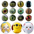 Miniatyrbilde 9 av 9: 20 stk/10 par Eyes Crafts Eyes Puppet Crystal Eyes 16MM-FARGE 16mm-color random