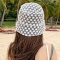 Miniatyrbild 4 av 8: Bucket Hat Cap VIT white