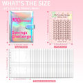Pikkukuva 3 / 10: 100 Days Savings Challenge Savings Money Binder MUSTA Black