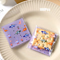 Miniatyrbillede 1 af 8: 100 stk Cookies Emballagepose Selvklæbende poser 10 10 10