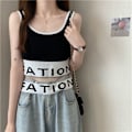 Pikkukuva 8 / 10: Camisole Letter Sling GRAY Grey
