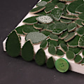 Miniatyrbillede 1 af 3: Mosaikfliser Keramiske Fliser Blad Mosaikfliser