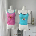 Miniatyrbilde 5 av 10: Cartoon Sweet Tank Top Print Y2k Tank Top BLÅ blue