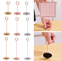 Pikkukuva 5 / 10: Pöytänumeron pidike Huomautus Clamp GOLD 10cm gold 10cm