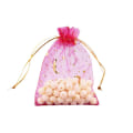 Miniatyrbillede 7 af 10: 50 Stk Organza Tasker Gaveemballage Charm Smykkepose ORANGE Orange