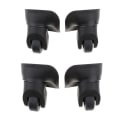 Miniatyrbillede 6 af 10: 2 stk. A08 Kuffert Hjul Reparation Sort L black L