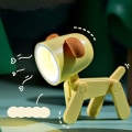 Miniatyrbilde 4 av 10: LED nattlys tegneserie skrivebordslampe ORANSJE VALP VALP orange puppy-puppy