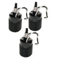 Pikkukuva 1 / 4: E26 Bakelite Fixture Socket Kierre lamppukanta kytkimellä 3pcs