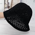 Miniatyrbillede 1 af 10: Unisex Bucket Hats Dame Sommer Cap SORT Black