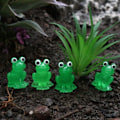 Miniatyrbilde 4 av 8: 15 stk Lysende froskepynt Tredimensjonal liten frosk