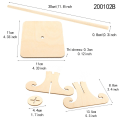 Miniatyrbilde 7 av 10: Wood Donuts Stativholder Smultringsstativ i tre C C C