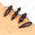 Pikkukuva 8 / 10: Luonnollinen puinen heiluri Reiki heiluririipus B-7 CHAKRA KETJU B-7 Chakra Chain