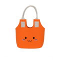 Miniatyrbillede 1 af 10: Tegnefilm Filt Taske Børne Filt Tote Bag ORANGE orange